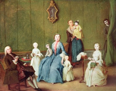 Venezianische Familie von Pietro Longhi